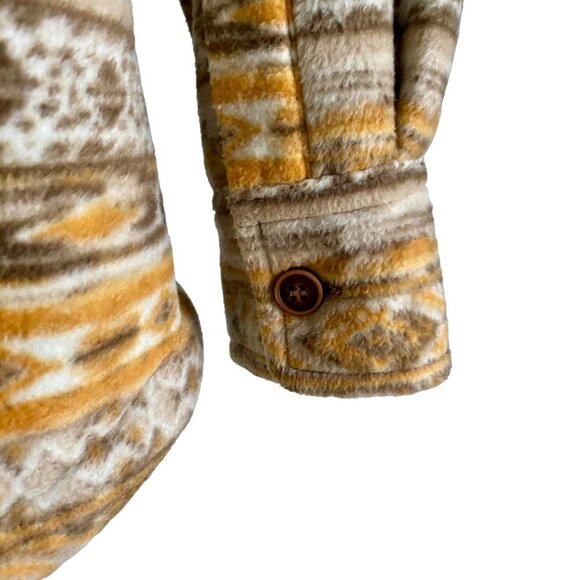 Rugged Earth Outfitters Flannel Fleece Lined Shirt Jacket Shacket Large NEW - Picture 14 of 14